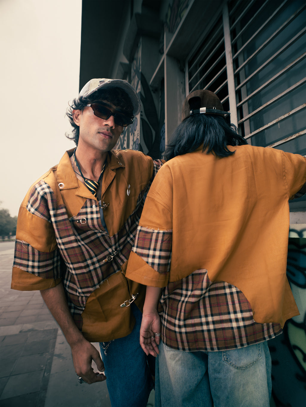 BURNT EARTH OVERSIZED SHIRT