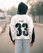 ARENA NOIR JERSEY OVERSIZED HOODIE