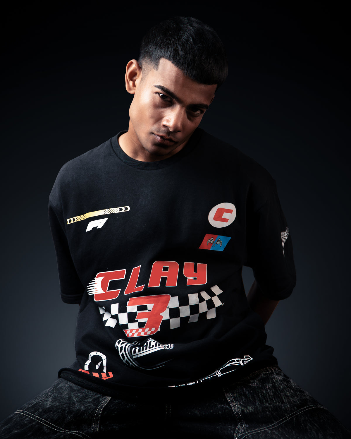 "CLAY X RACING" T-SHIRT
