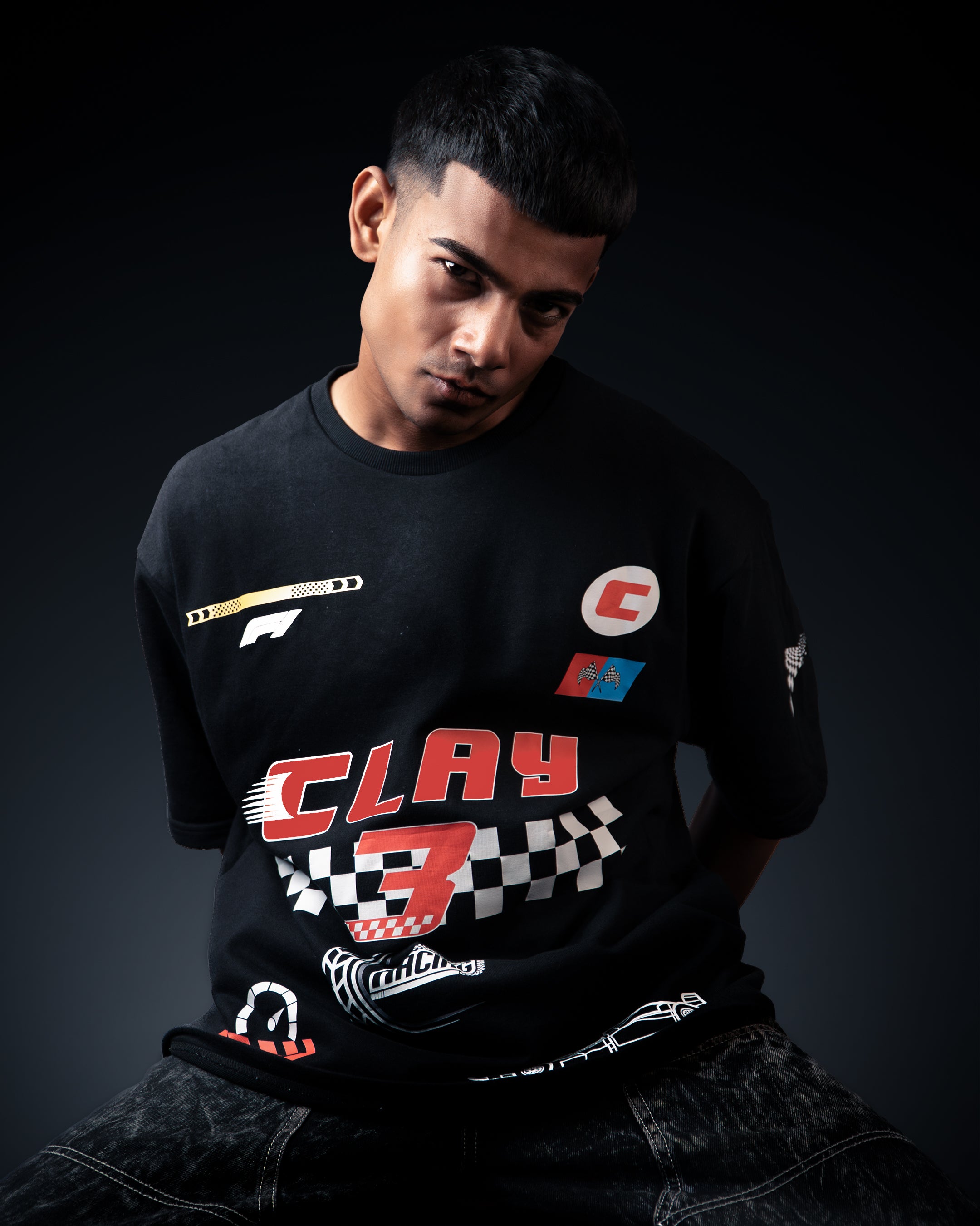 "CLAY X RACING" T-SHIRT