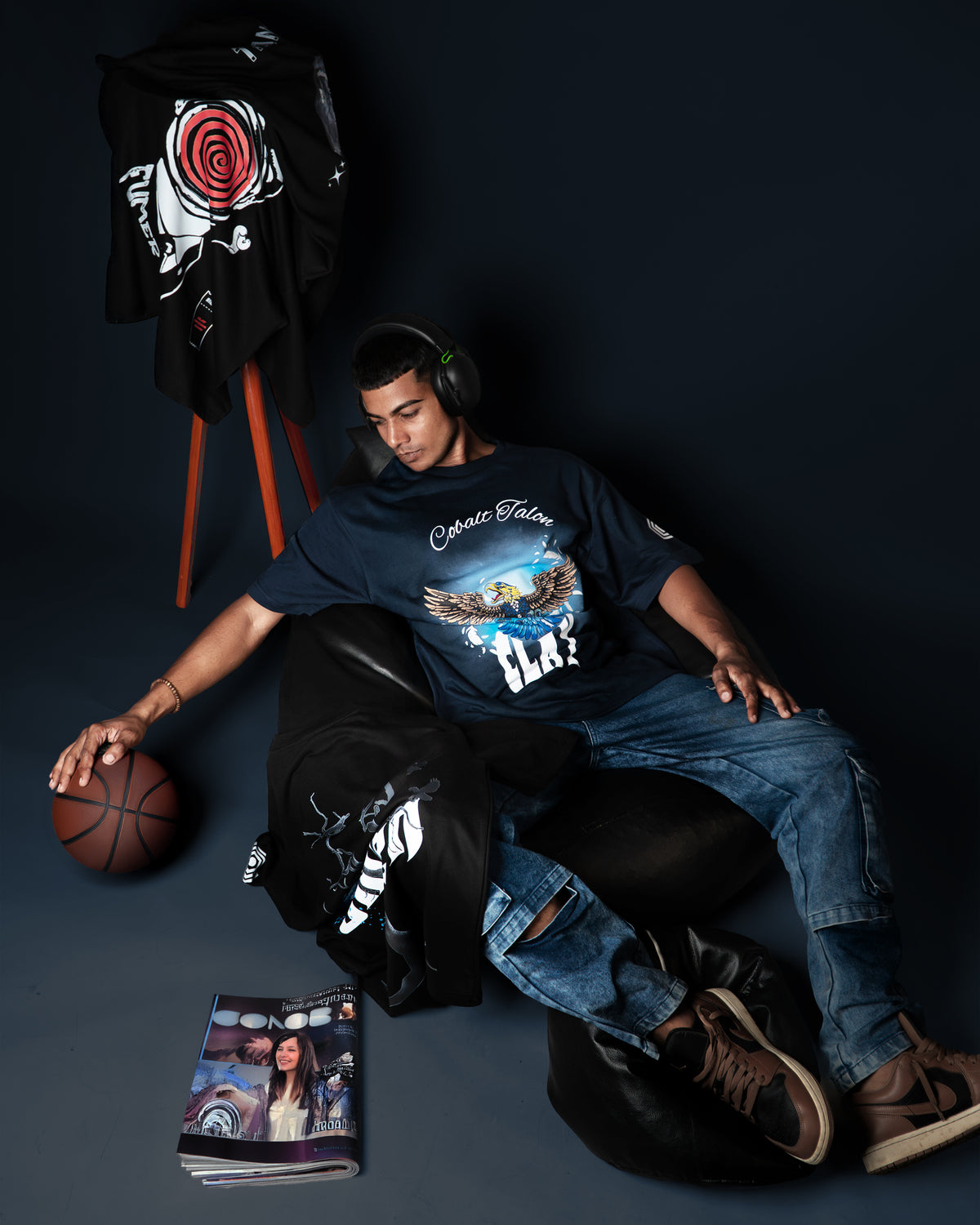 “COBALT TALON” T-SHIRT